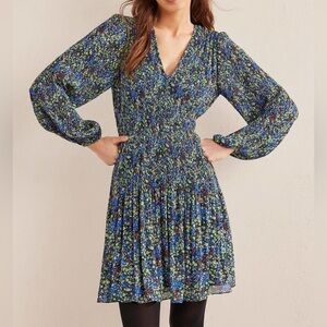 Boden Blue Floral Dress